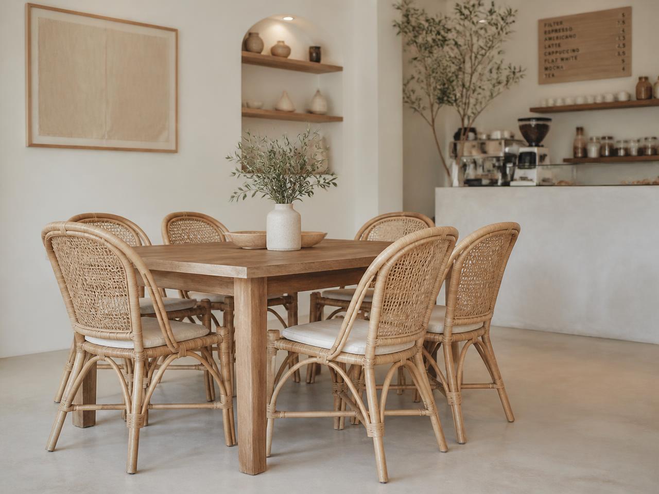 Cirebon rattan dining chair